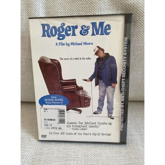 Roger & Me DVD Movie, 1989 Michael Moore A Rebel & his mike New - Picture 1 of 2